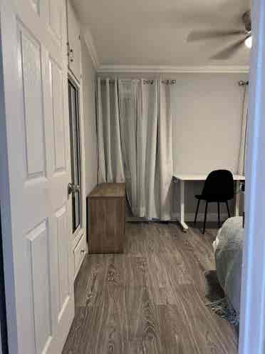 Bedroom with shared bath
