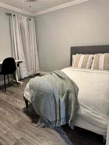 Bedroom with shared bath