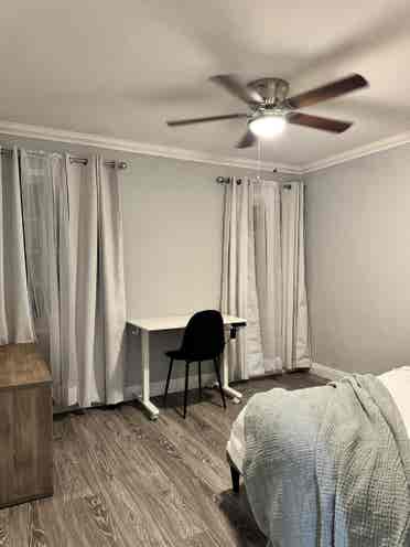 Bedroom with shared bath