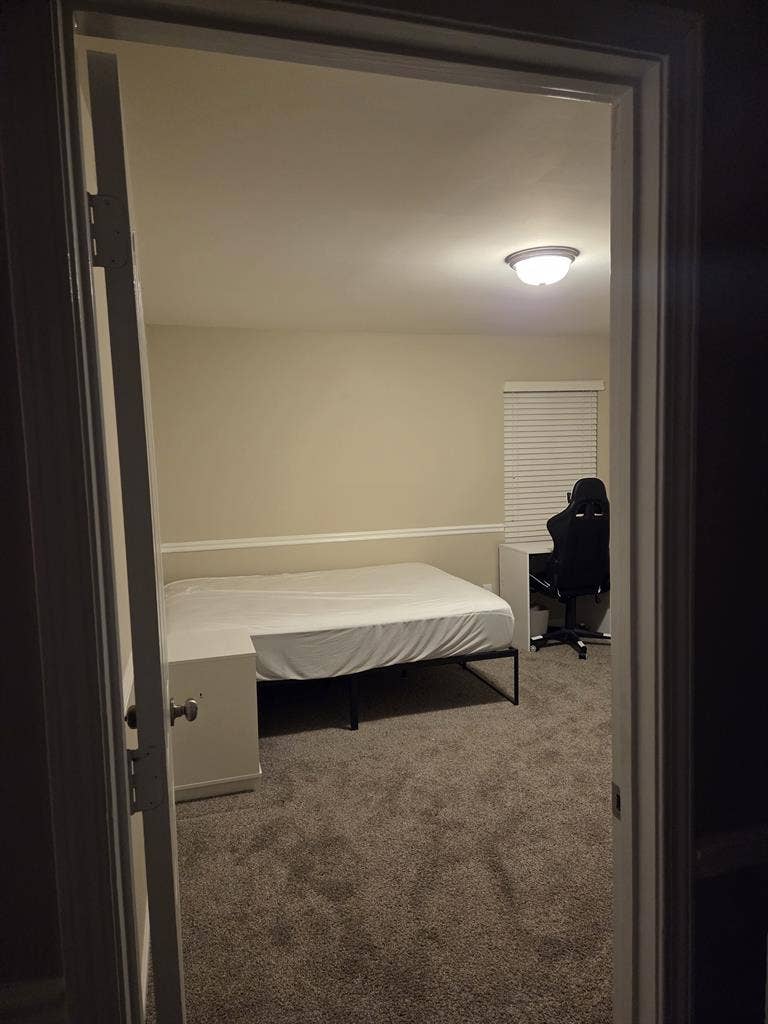 Furnished Bedroom Private Bathroom