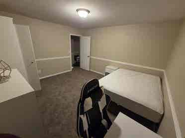 Furnished Bedroom Private Bathroom