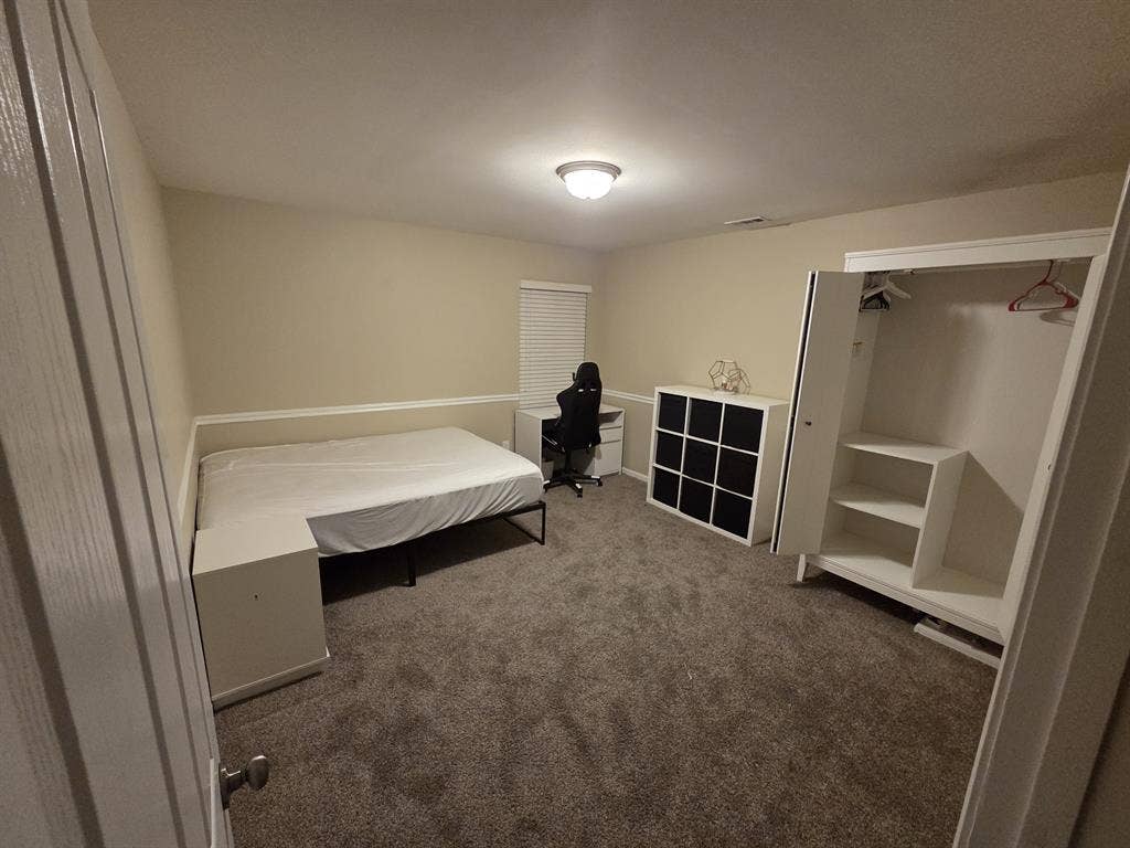 Furnished Bedroom Private Bathroom