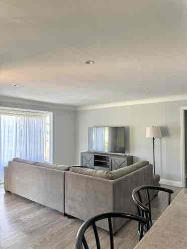 Bedroom with shared Bath.