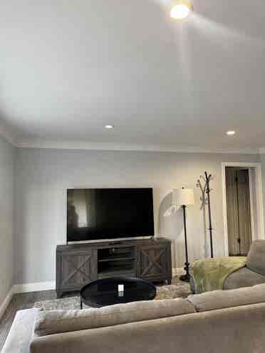 Bedroom with shared Bath.