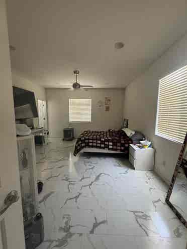Primary bedroom with bathroom