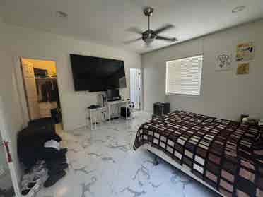 Primary bedroom with bathroom