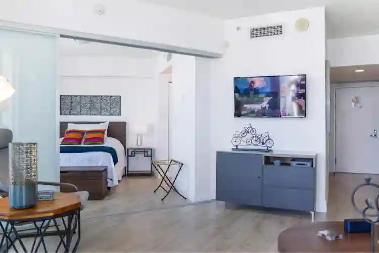 Stunning bay&city view bath