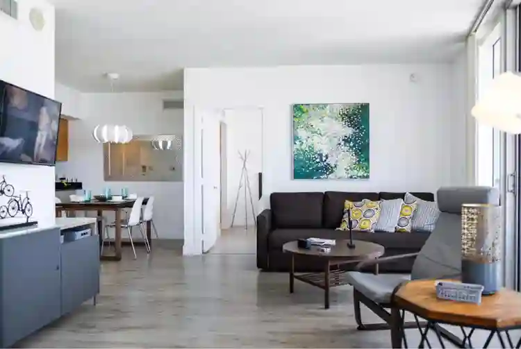 Stunning bay&city view bath