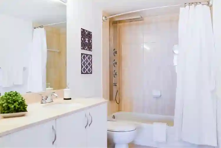 Stunning bay&city view bath