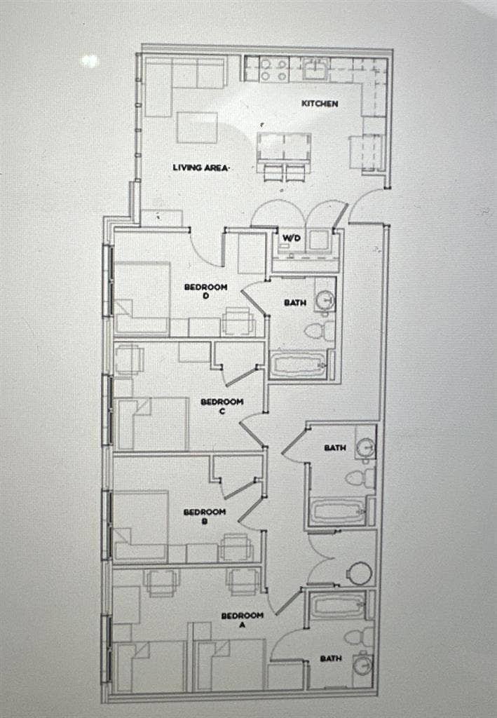 Single Bed Single Bath at The Rise