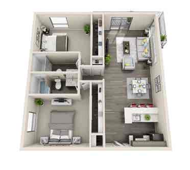 Room for rent at  bath pool