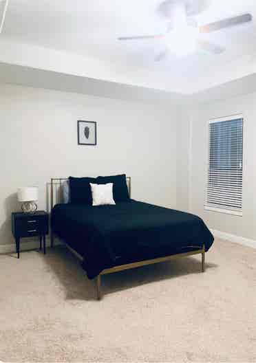 Furnished Master bedroom