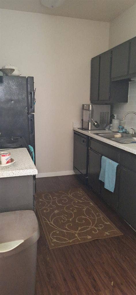 Small room with walkin closet.
