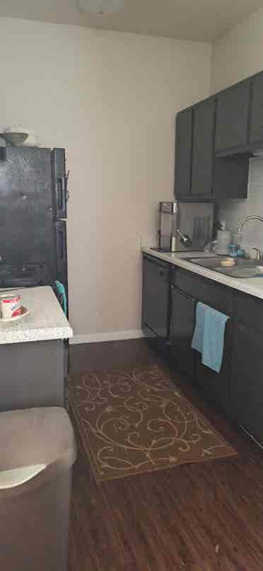 Small room with walkin closet.