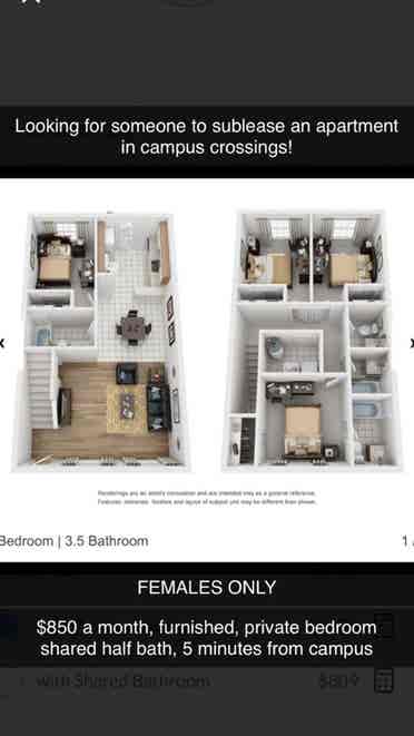 Private Room for Ren
t!