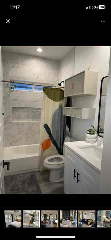 Furnished Room w/Private Bathroom