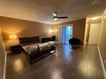 Private furnished room available