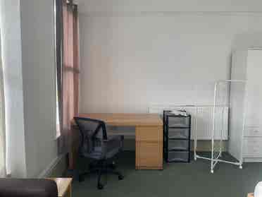 Sunny and extra large double room.