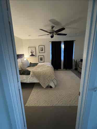 Bedroom, Bath and Walk-in Closet