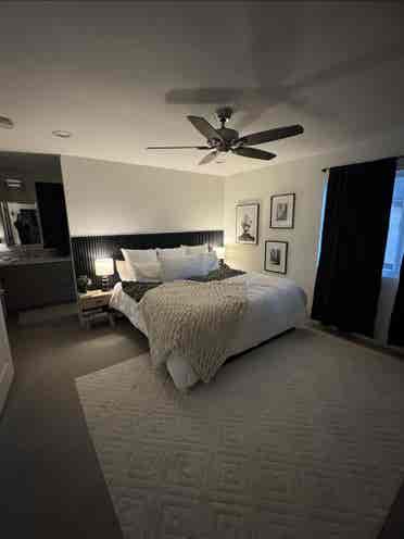 Bedroom, Bath and Walk-in Closet