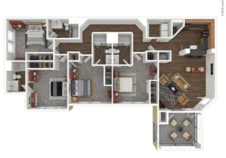 Private Bedroom with En-Suite Bath