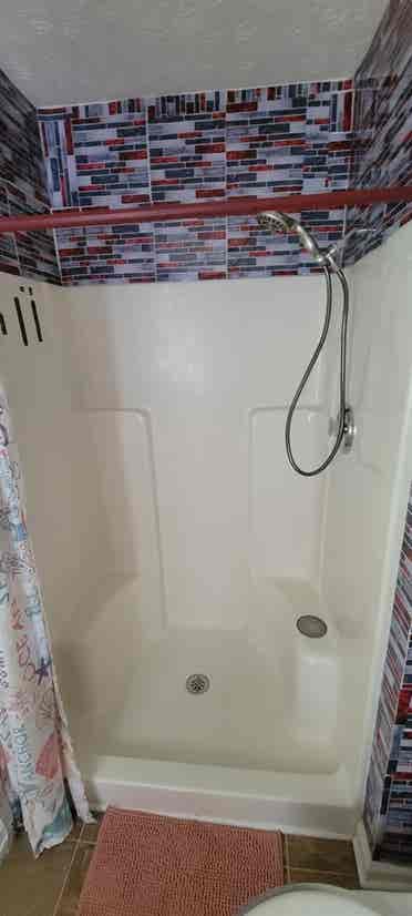 Furnished bedroom private bathroom
