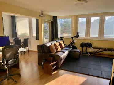 Furnished Bedroom/Bathroom