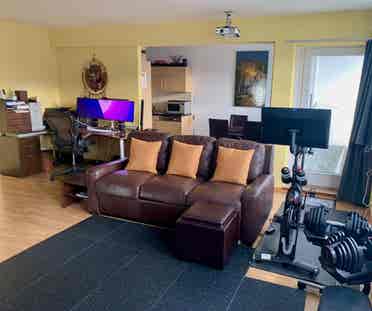 Furnished Bedroom/Bathroom