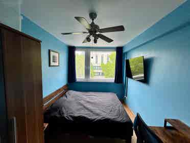Furnished Bedroom/Bathroom
