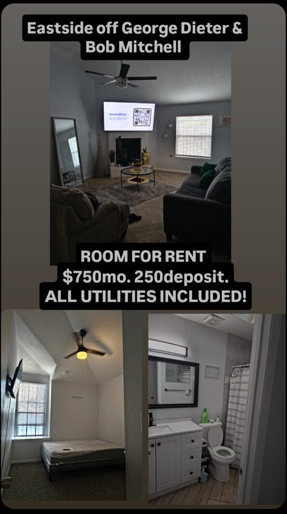 Room for rent on the Eastside ELP