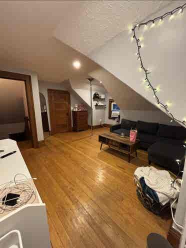 Top floor of apartment for rent