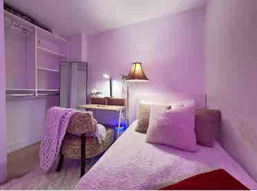 Furnished bedroom in new townhouse