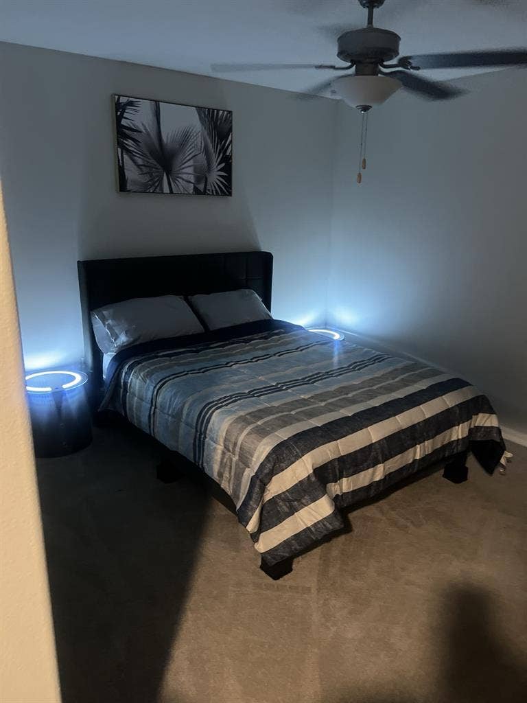 Cozy bedroom for rent.
