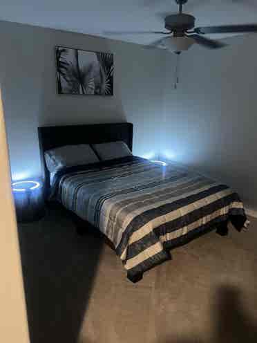 Cozy bedroom for rent.