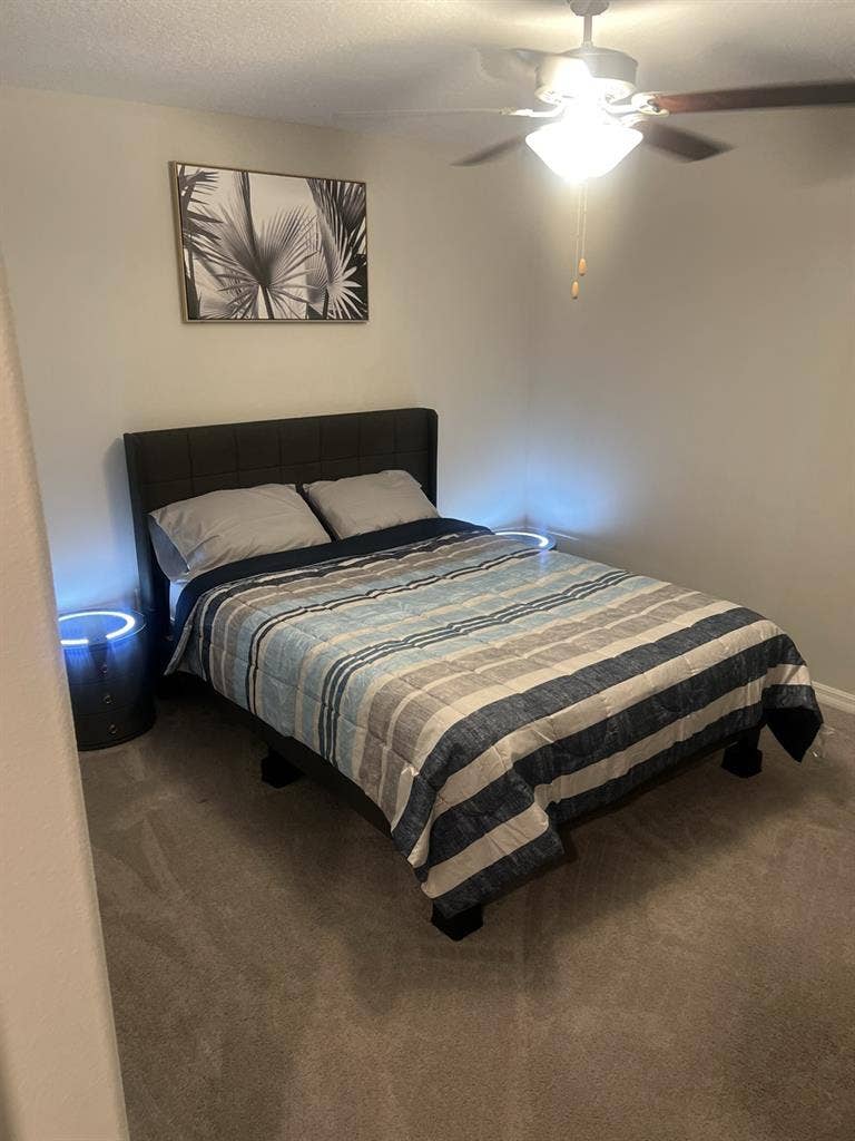 Cozy bedroom for rent.