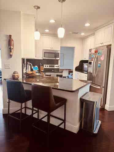 Private Bedroom/Bath & Living Space