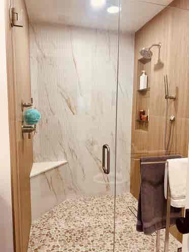 Private Bedroom/Bath & Living Space