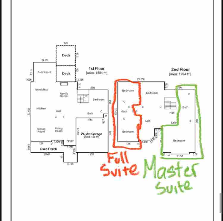 Full Private Suite,  sqft house