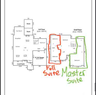 Full Private Suite,  sqft house