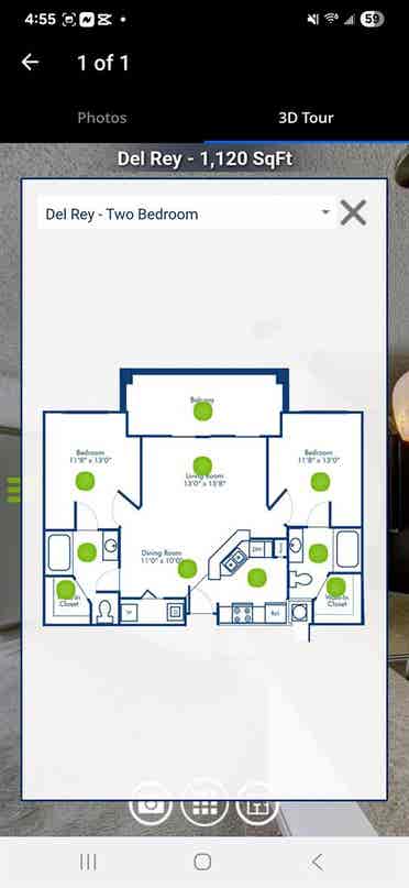 Waterfront room Camden aventura