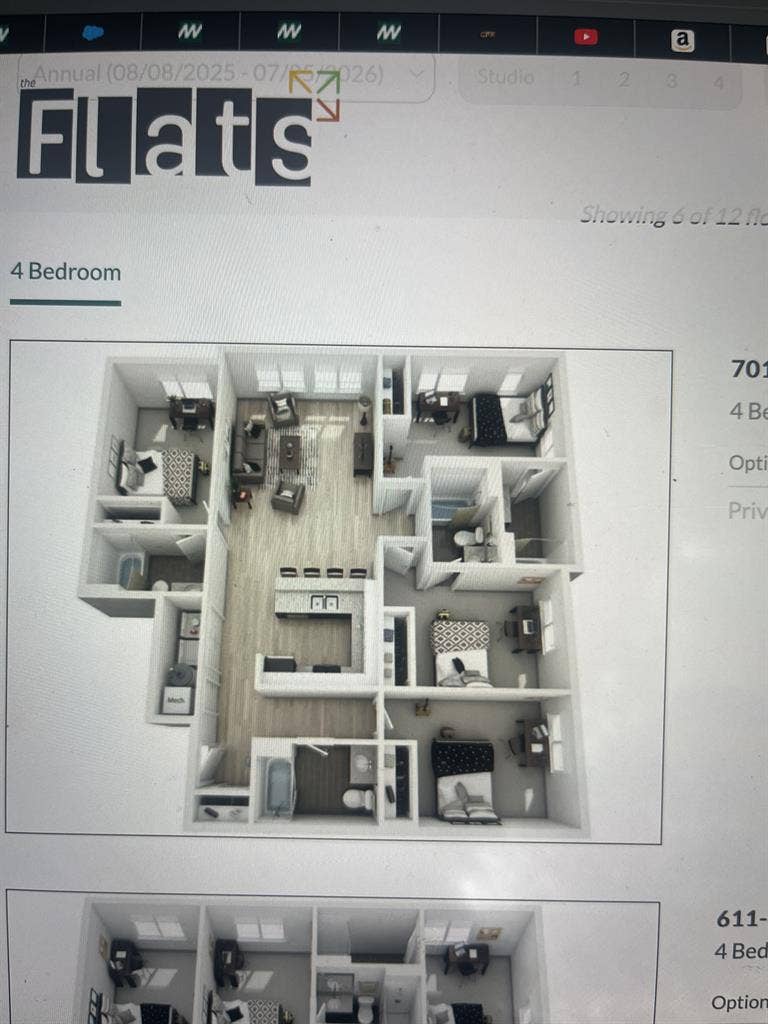 Modern and updated flats!