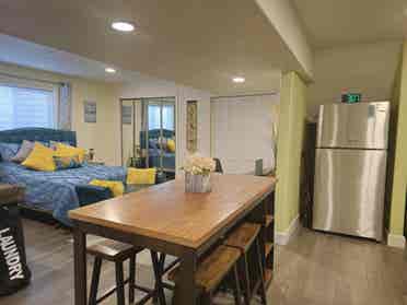 COMFORTABLE STUDIO BASEMENT