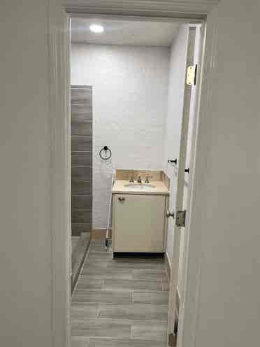 One bedroom and bathroom apartment
