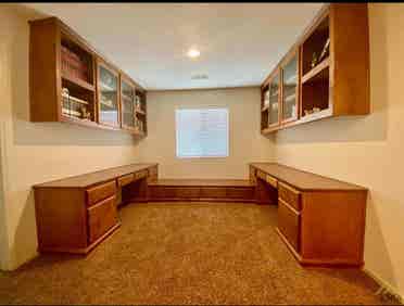 Spacious room, peaceful house