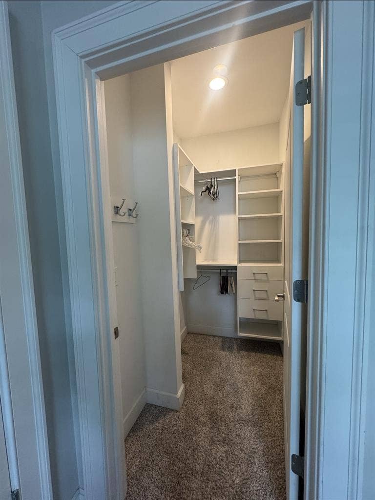 Lower level private entrance.