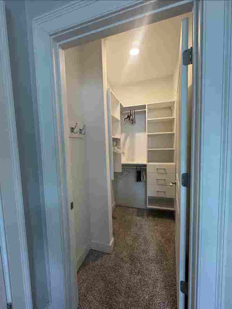 Lower level private entrance.