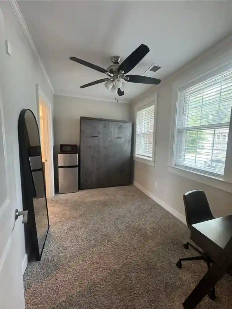 Lower level private entrance.