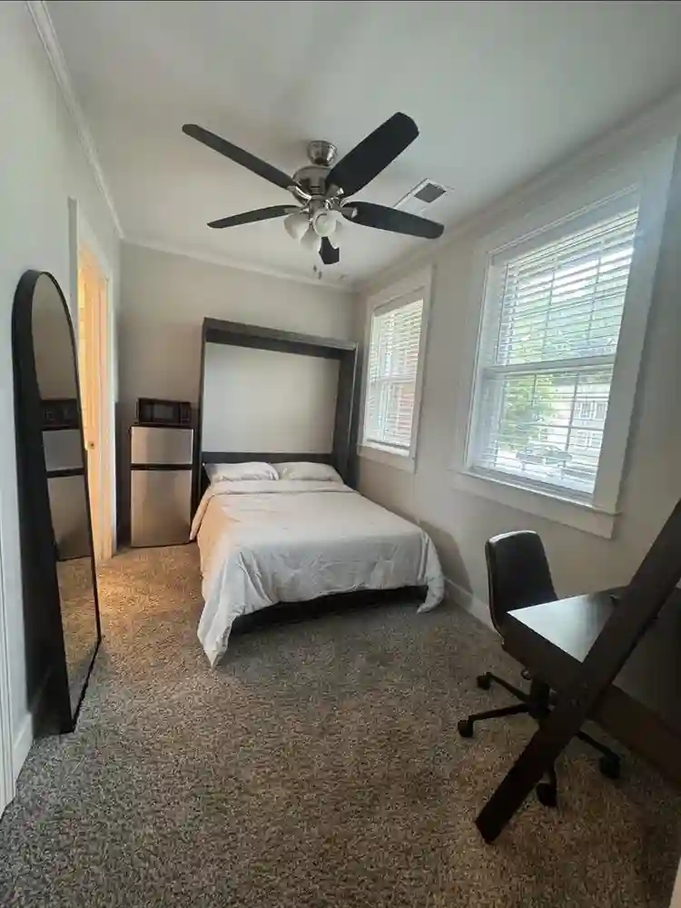 Lower level private entrance.