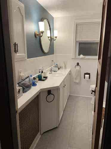 furnished BR in  bath