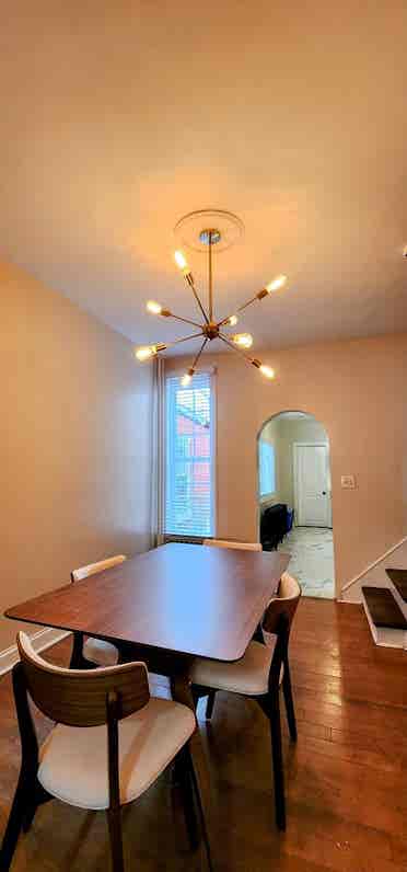 Multiple Rooms in a Renovated House